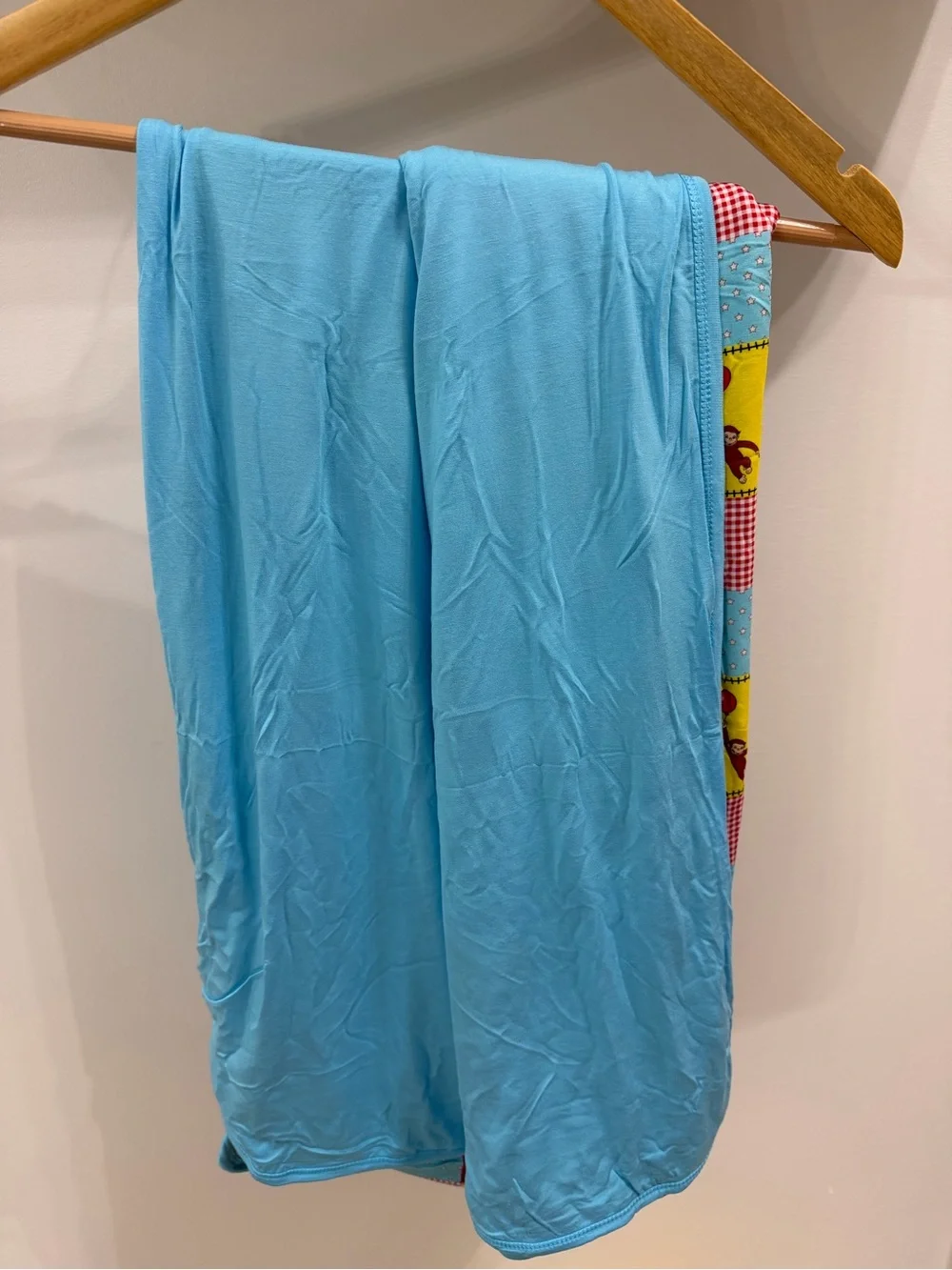 Kyte BABY Curious George Patchwork Baby Blanket - Red, Yellow, Blue